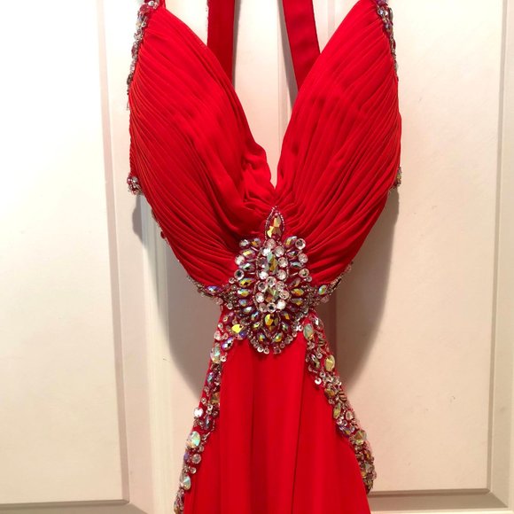 Red Prom Dress - Picture 3 of 8